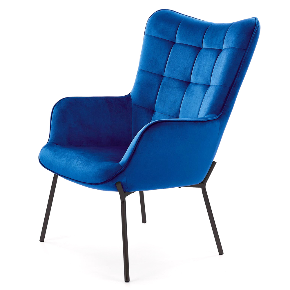 Fotel Ralkels granatowy