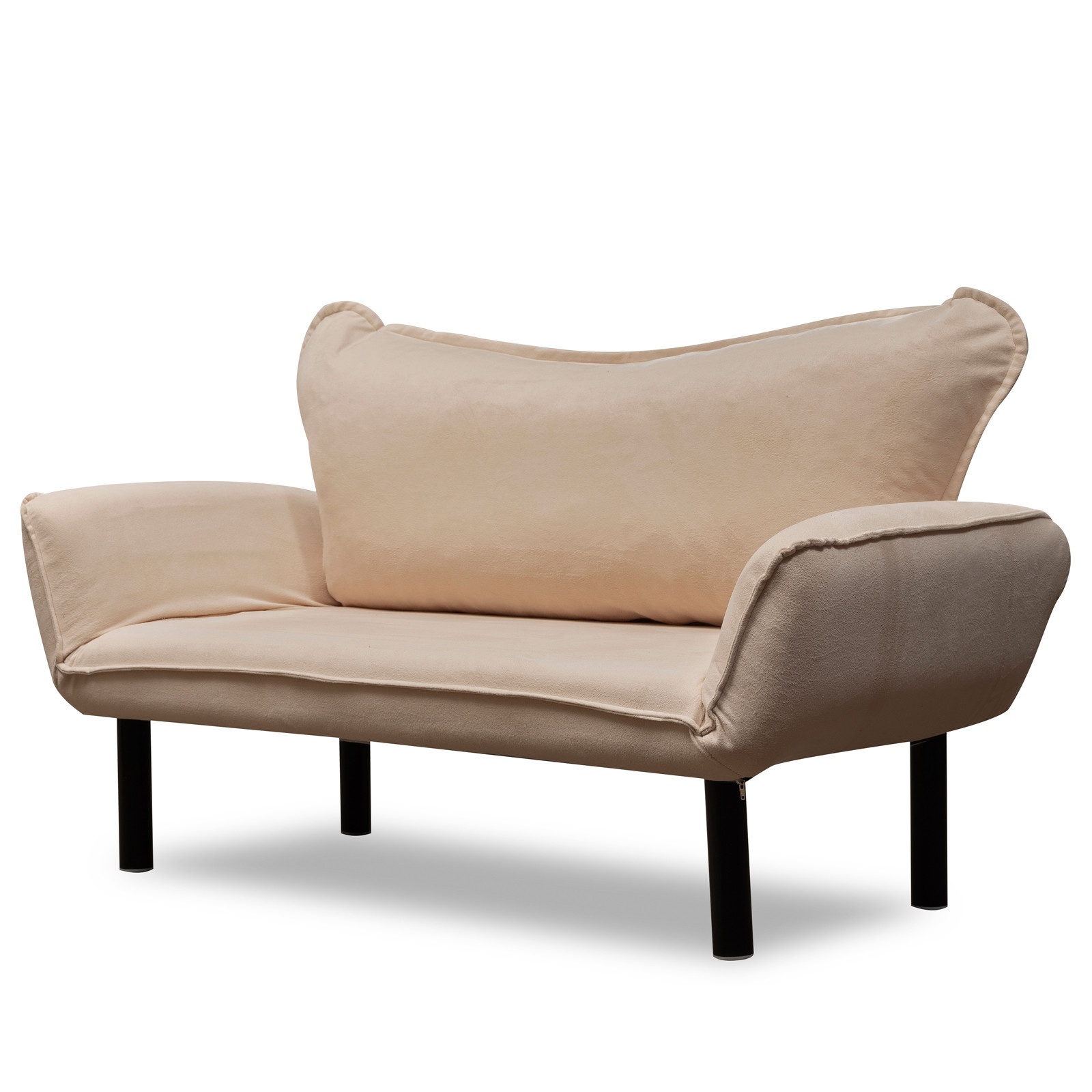 Kanapa dwuosobowa Slemated beżowa - zdjęcie 1