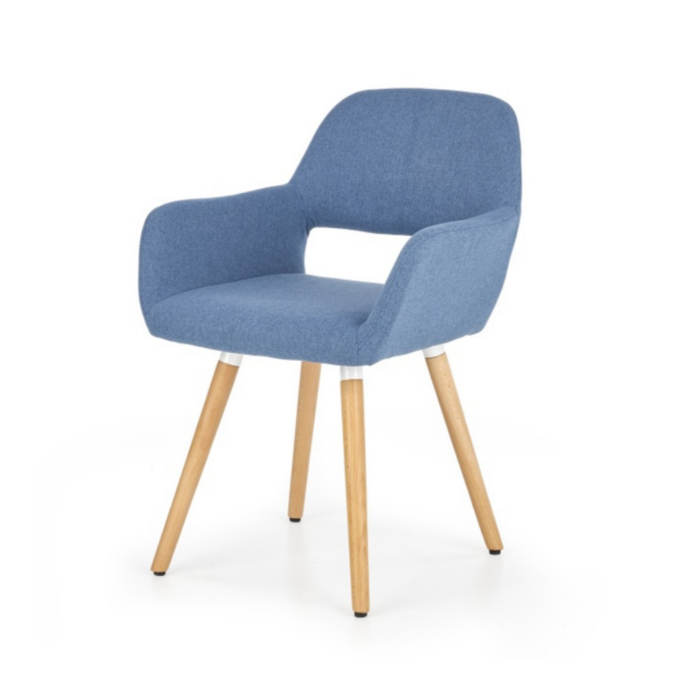 Krzesło tapicerowane Prado niebieskie