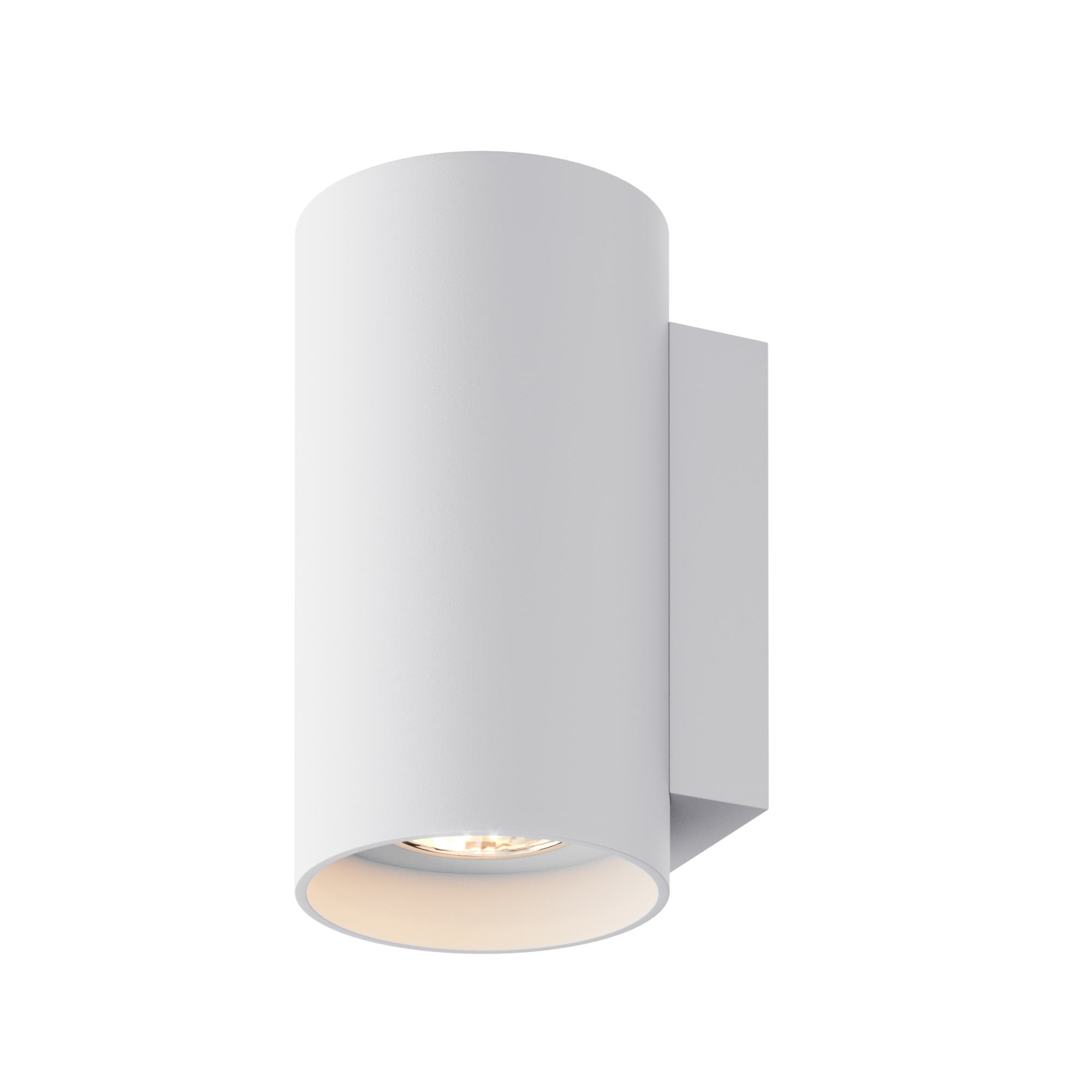 Kinkiet Natasha okrągły biały - zdjęcie 1