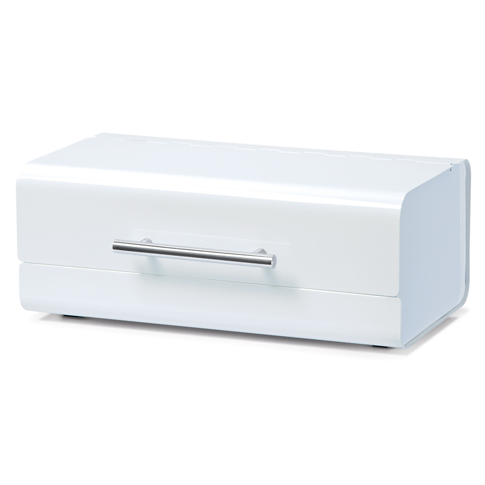 Chlebak Miney z metalu biały - zdjęcie 1