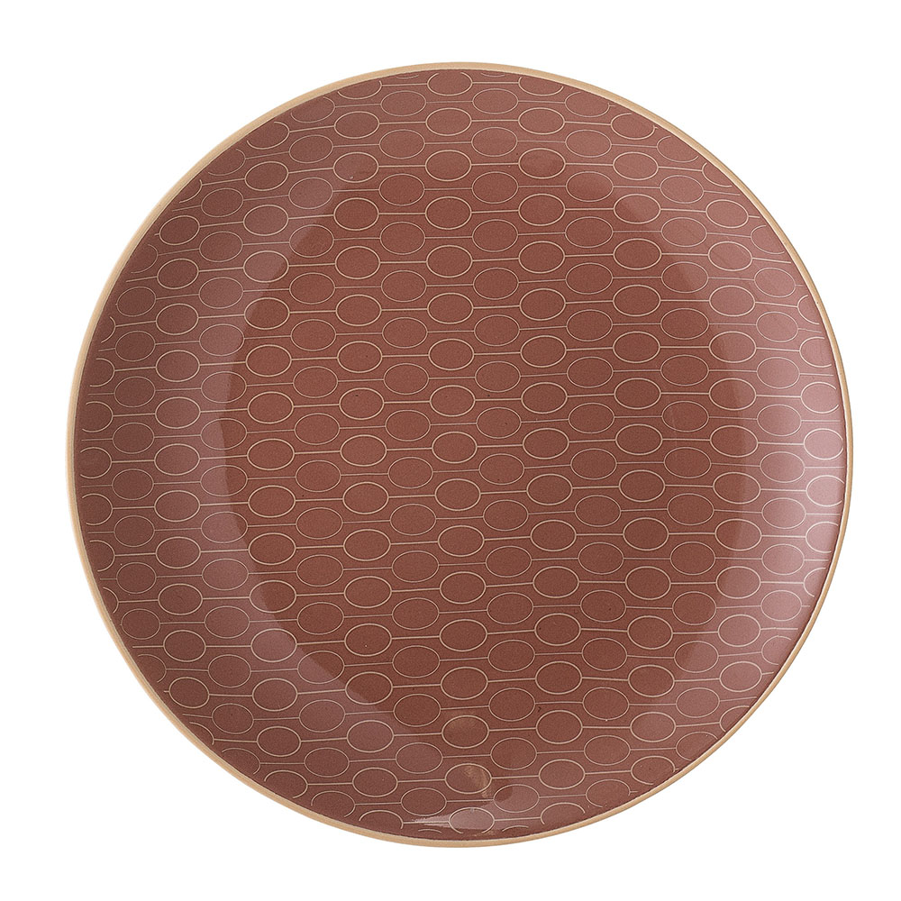 Talerz Wibke z kamionki pomarańczowy średnica 20 cm - zdjęcie 1