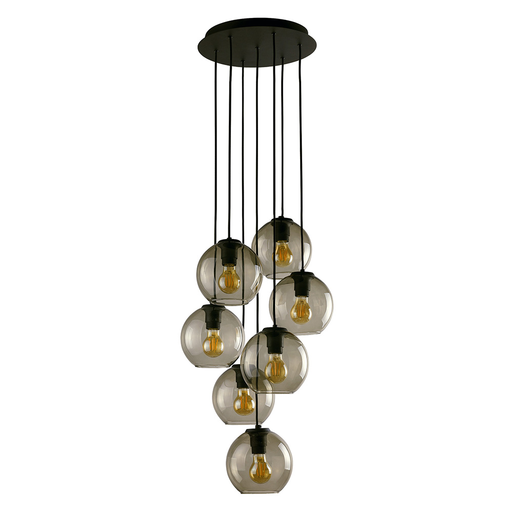 Lampa wisząca Vetro kaskada x7 9131 - zdjęcie 1