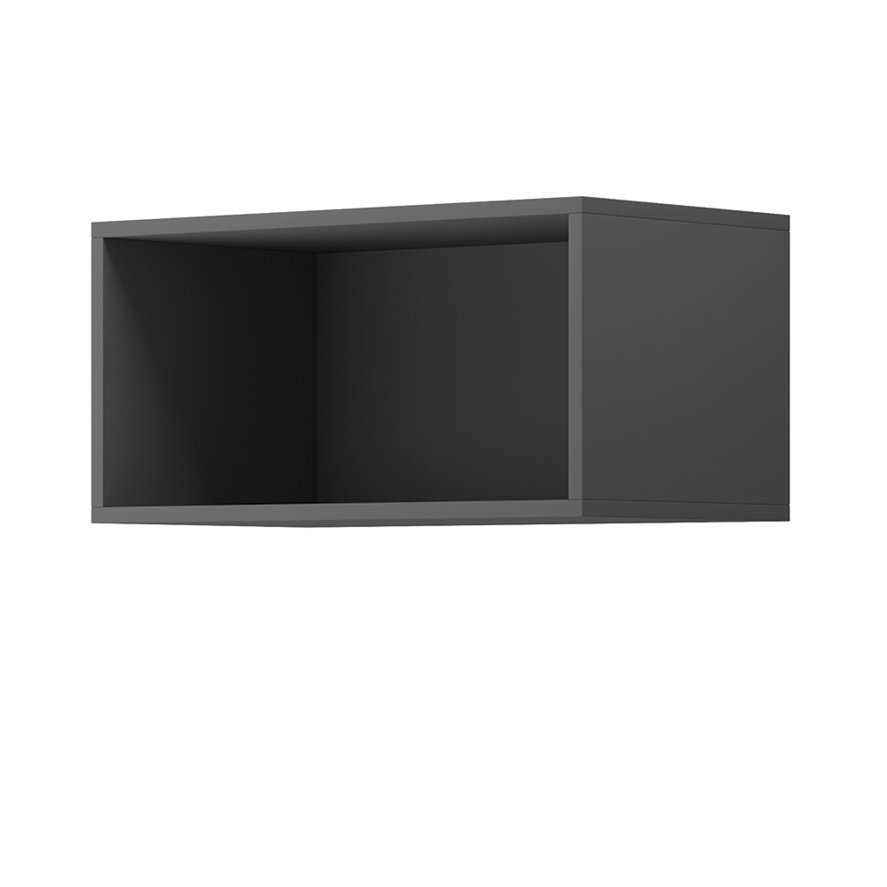 Półka Bugar 60 cm otwarta grafitowa - zdjęcie 1