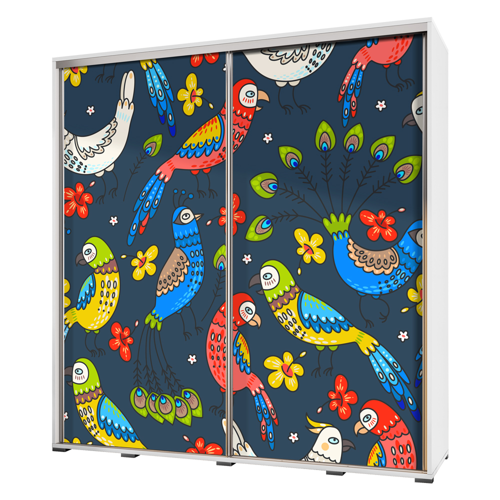 Szafa Wenecja 205 cm Papugi  - zdjęcie 1