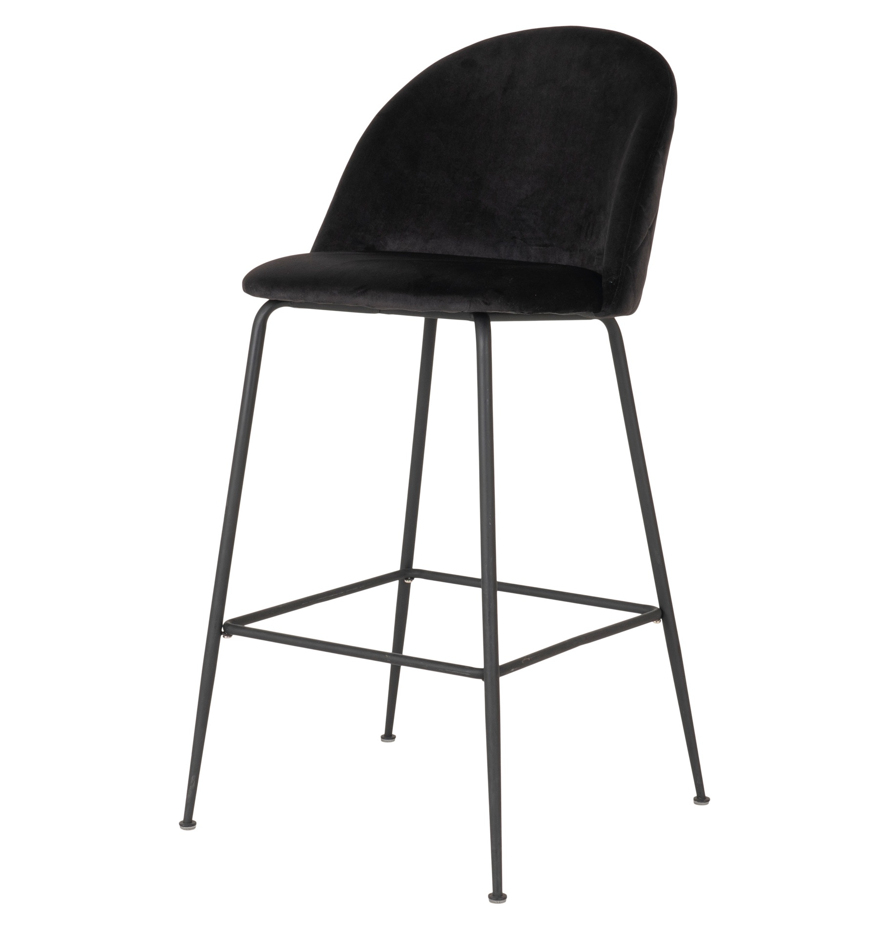 Hoker Rallsy velvet czarny velvet na czarnej podstawie - zdjęcie 1