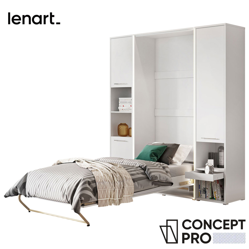 Półkotapczan pionowy Concept Pro 90x200 cm Biały  - zdjęcie 1