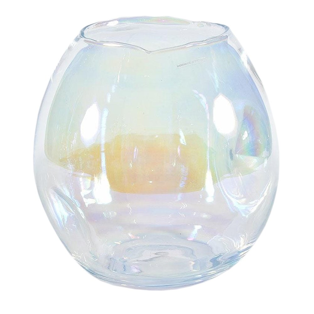 Wazon szklany Primten z połyskiem wysokość 28 cm - zdjęcie 1