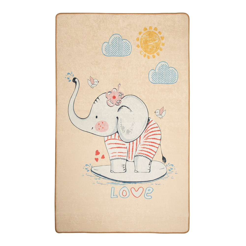 Dywan do pokoju dziecięcego Dinkley Ślicznotka beżowy 140x190 cm - zdjęcie 1