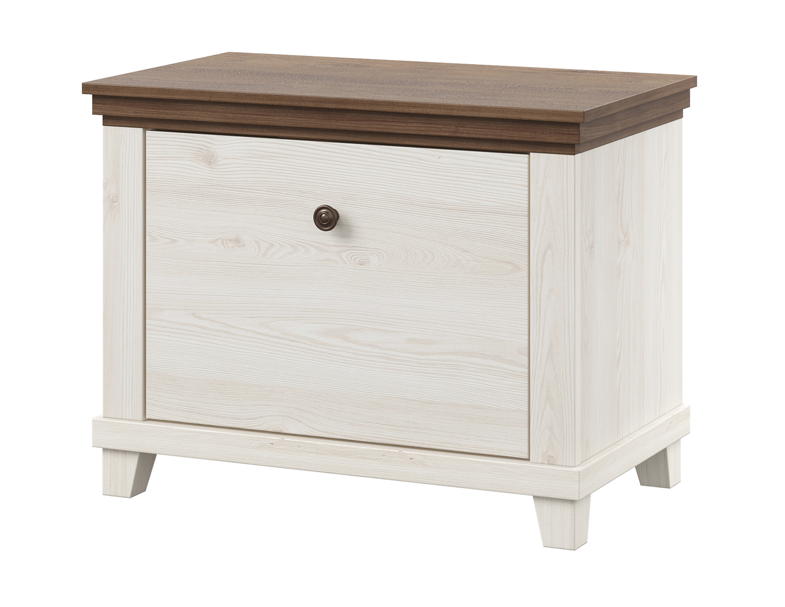 Szafka na buty Euglia niska jesion Abisko/dąb Lefkas - zdjęcie 1