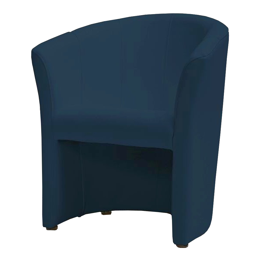 Fotel Raklev granatowy