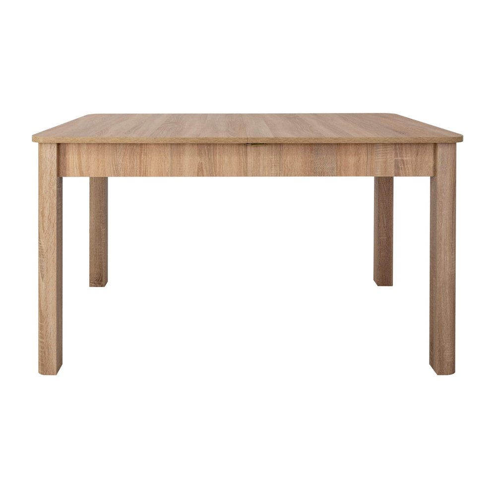 Stół rozkładany Eagor 125-165x80 cm zaokrąglonymi rogami dąb sonoma - zdjęcie 2