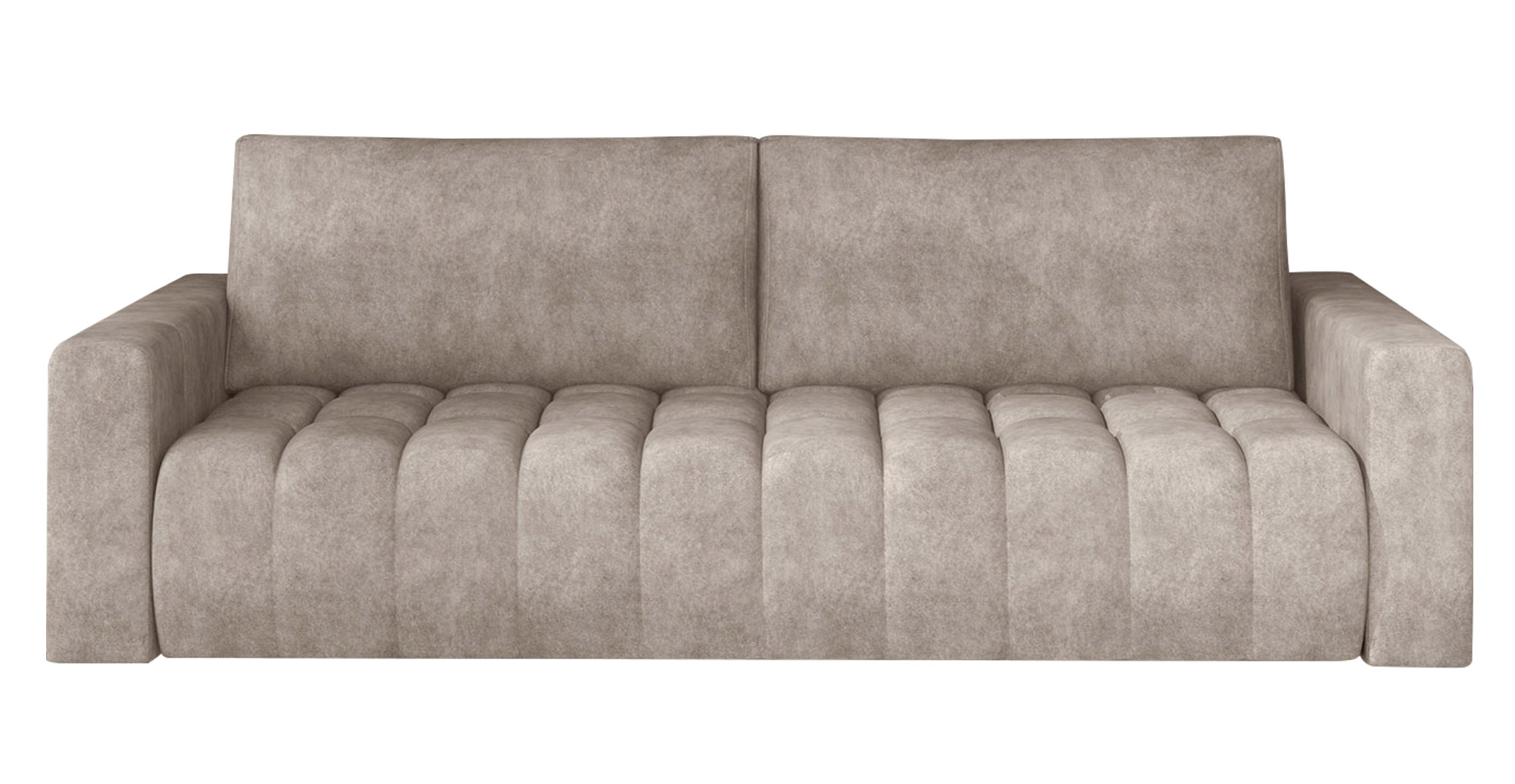 Kanapa rozkładana Spikenard 245 cm z pojemnikiem beżowa - zdjęcie 1