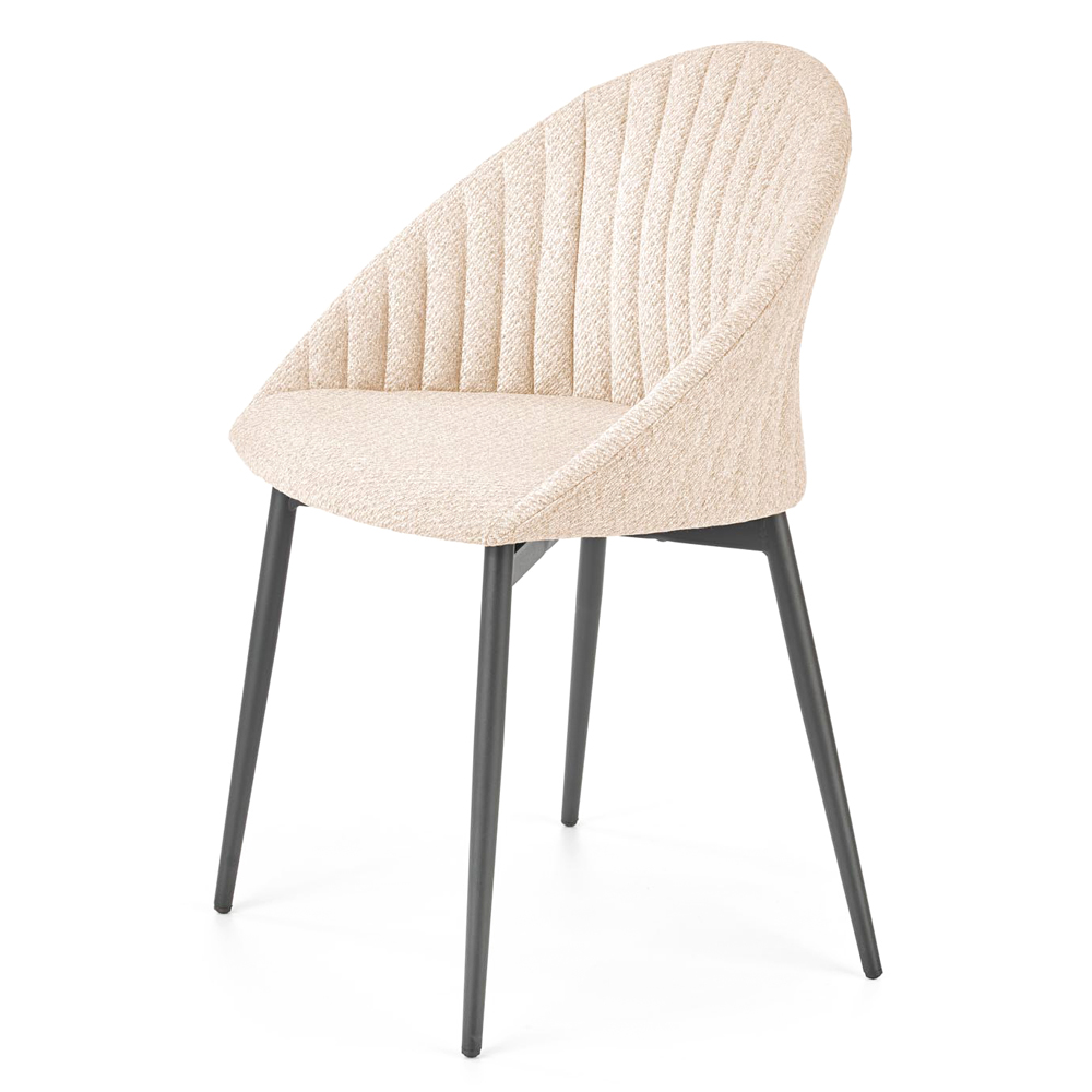 Krzesło tapicerowane Luper beżowe