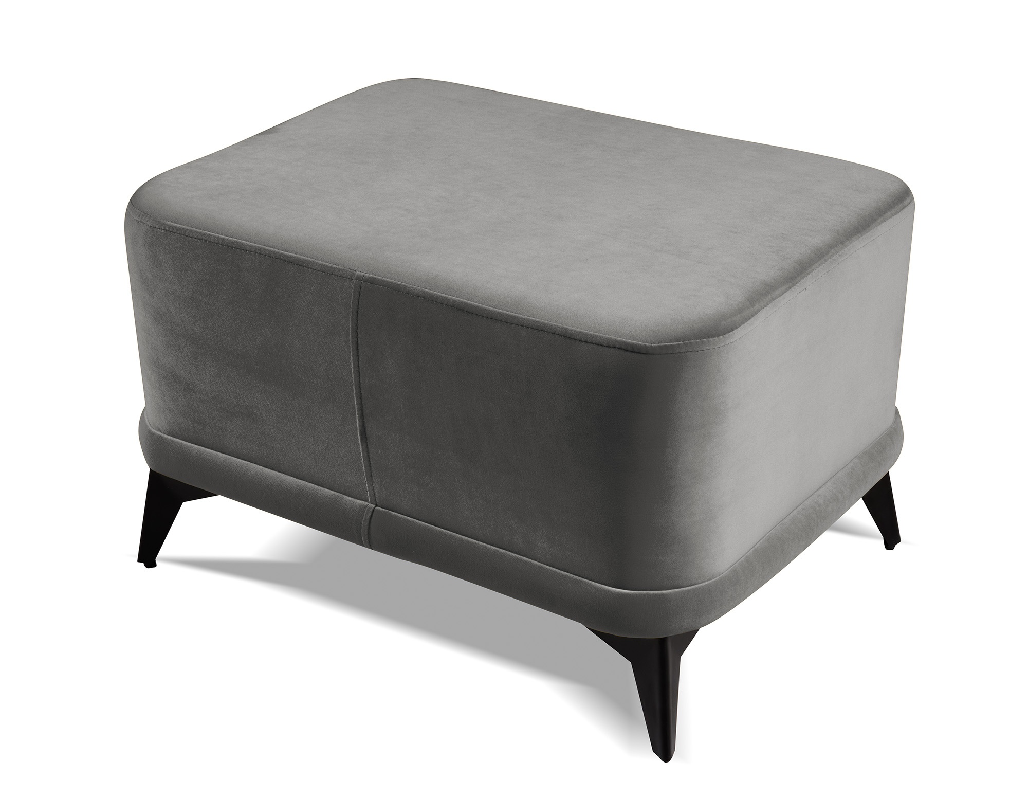 Pufa Somerled 50x70 cm szara - zdjęcie 1