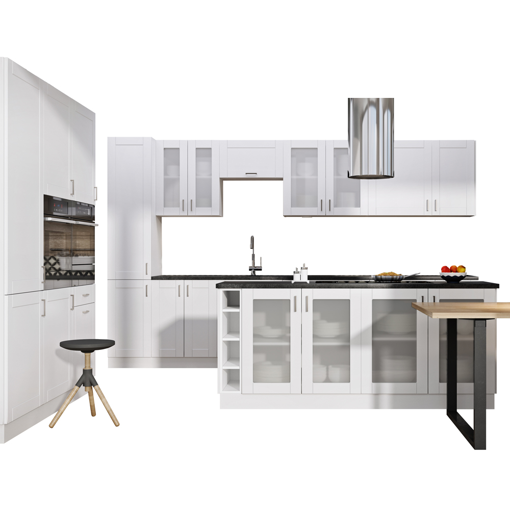 Zestaw mebli kuchennych Pettineo biały 180x340 cm - zdjęcie 1