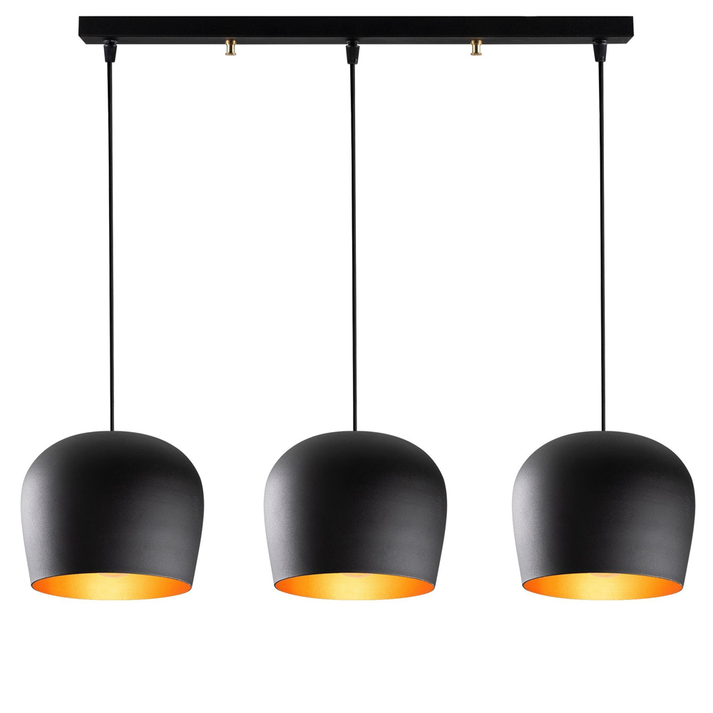 Lampa wisząca nowoczesna Pavitaries x3 okrągła - zdjęcie 1