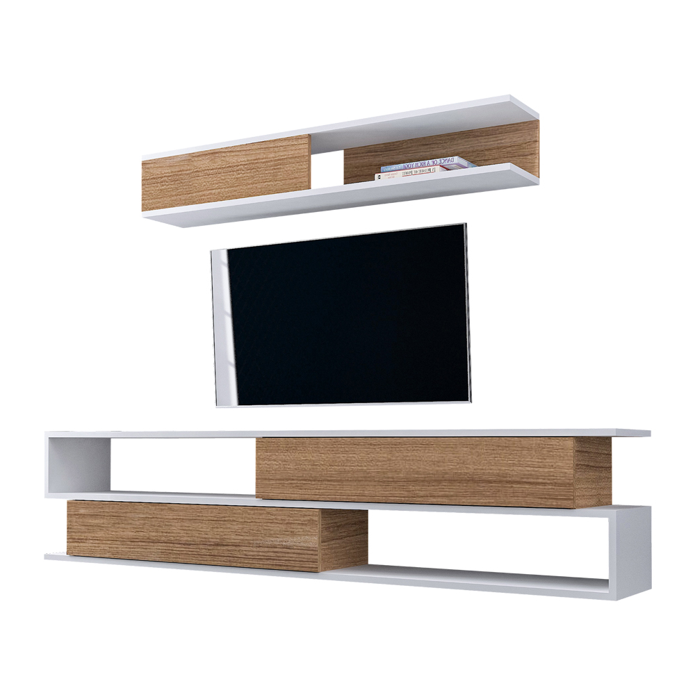 Szafka RTV Klorse z półką naścienną - zdjęcie 1