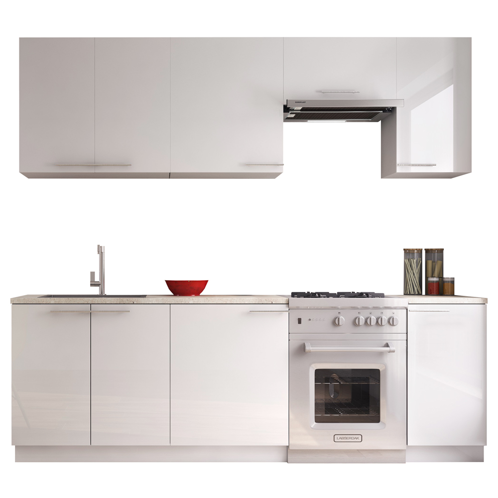 Zestaw mebli kuchennych Collesano 240 cm 7 elementów - zdjęcie 1