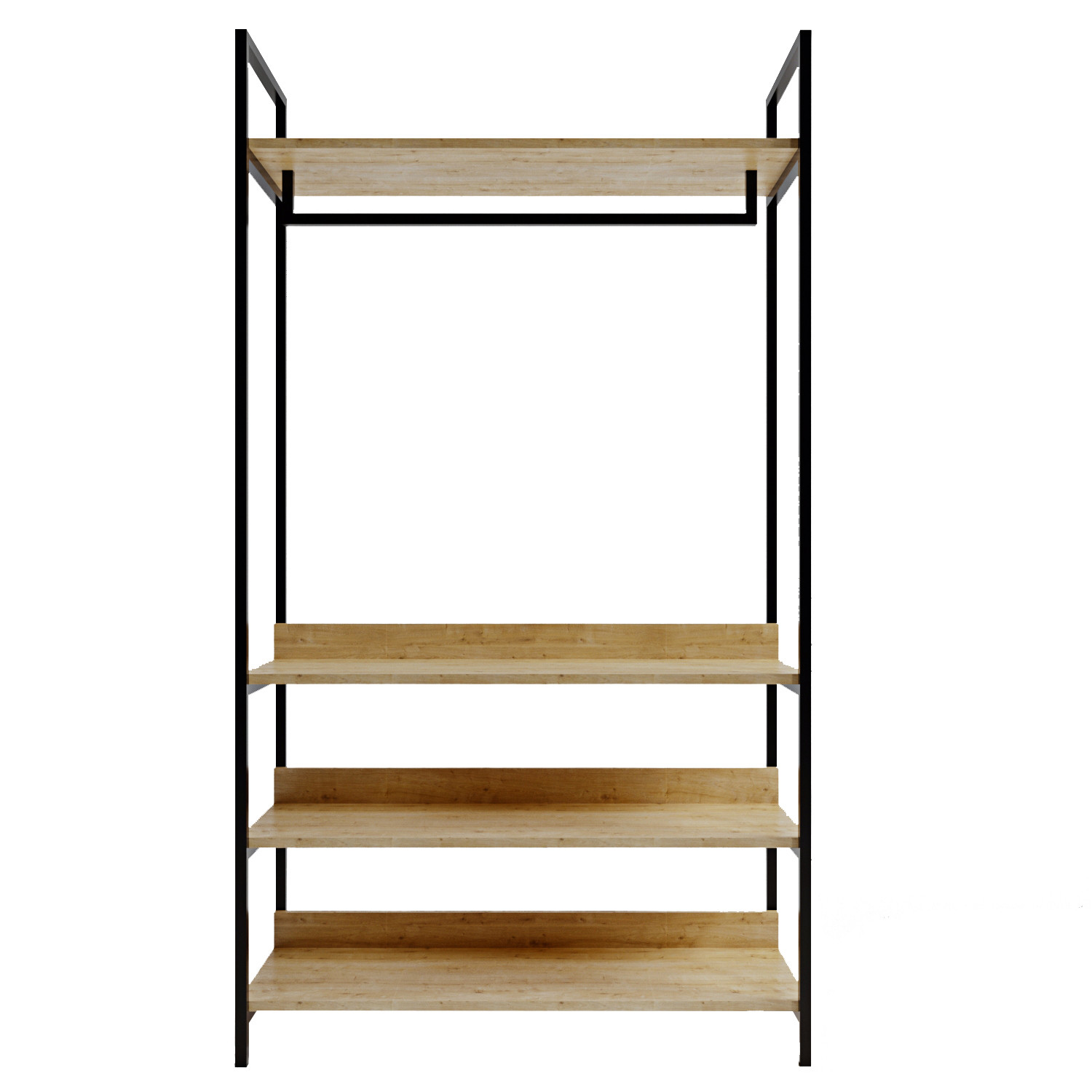 Szafa otwarta Fudda 100x180 cm dąb - zdjęcie 1