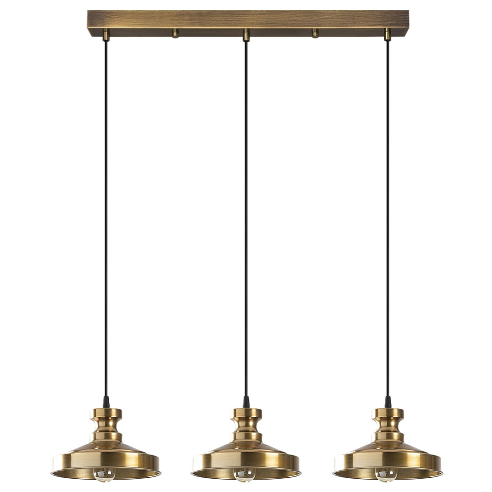 Lampa wisząca Novillian x3 złota - zdjęcie 1