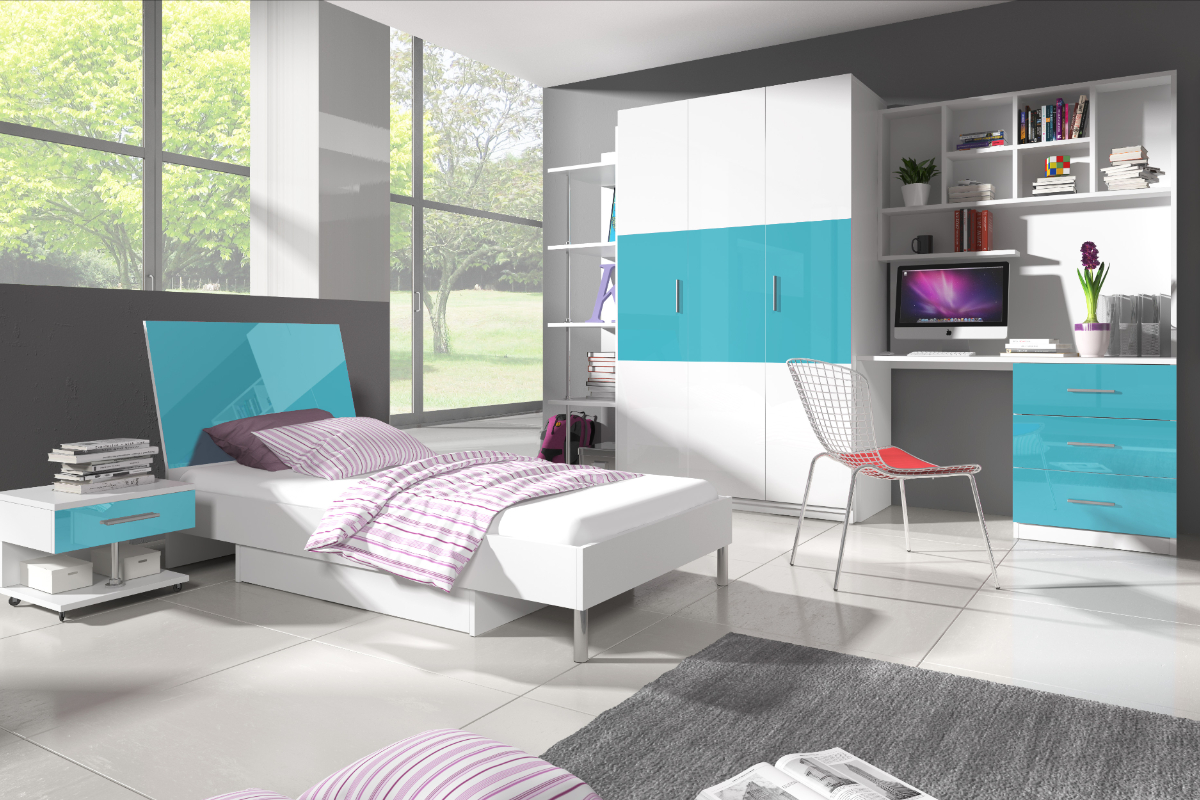 Zestaw mebli Melidre Turkusowy  - zdjęcie 7