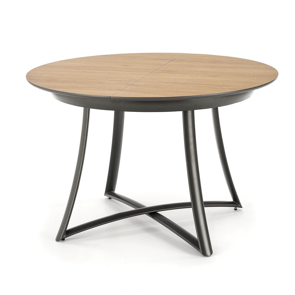 Stół rozkładany Kim 118-148x118 cm dąb złoty - zdjęcie 1