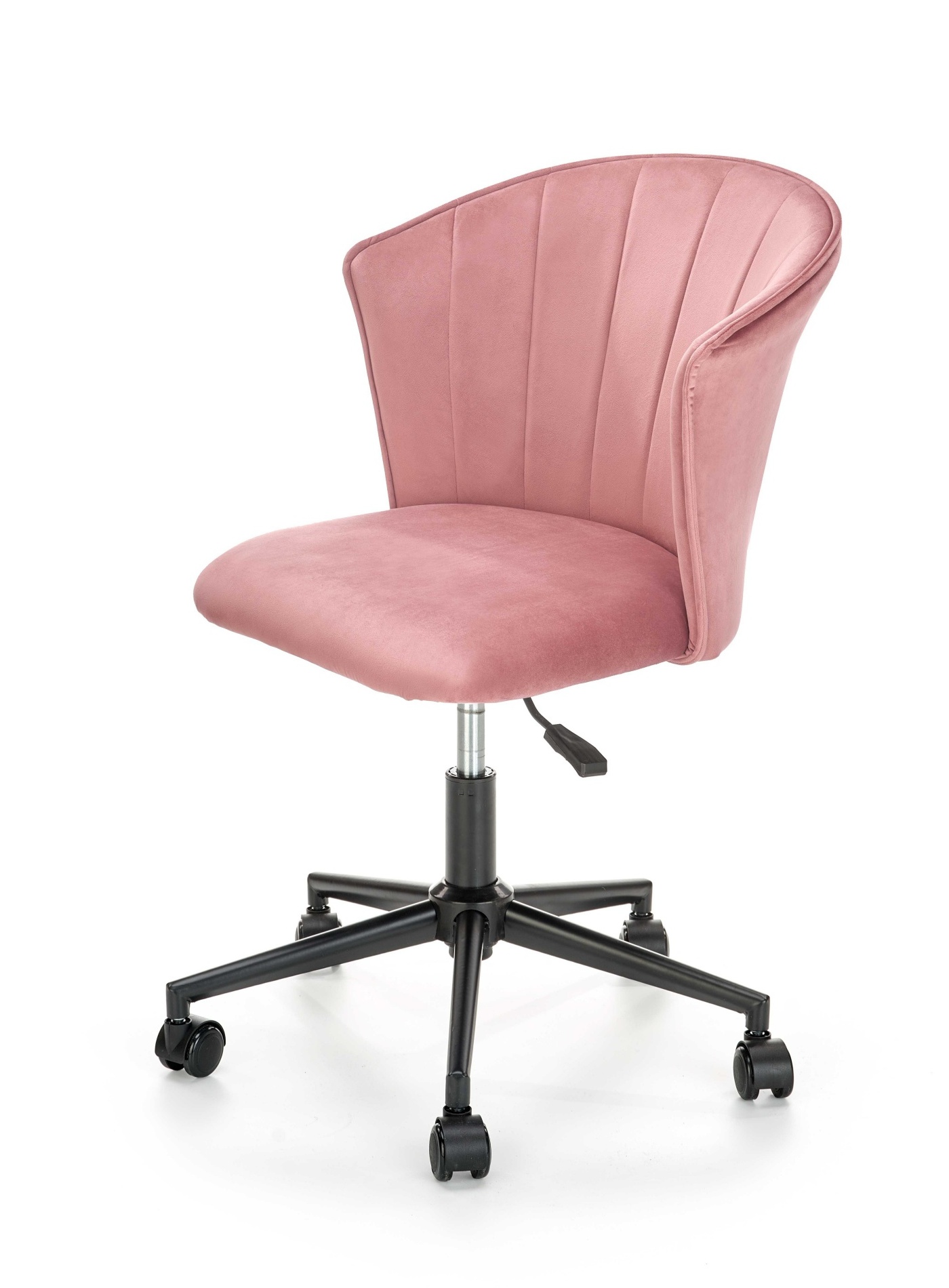 Fotel biurowy Sawdned różowy - zdjęcie 1