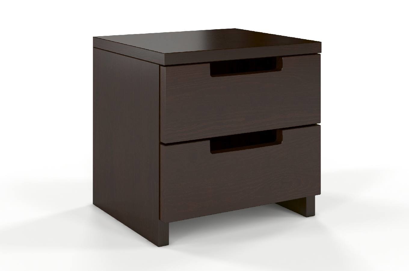 Szafka nocna Noava z drewna sosnowego Palisander - zdjęcie 1