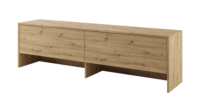 Nadstawka Bed Concept z dwiema zamykanymi szafkami Dąb artisan - zdjęcie 1