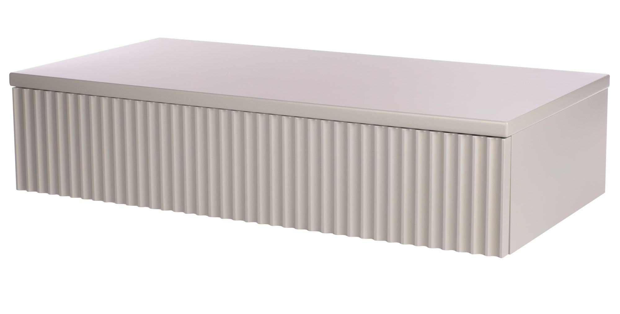 Toaletka Lonidos 60x35 cm wisząca szara lamele - zdjęcie 1