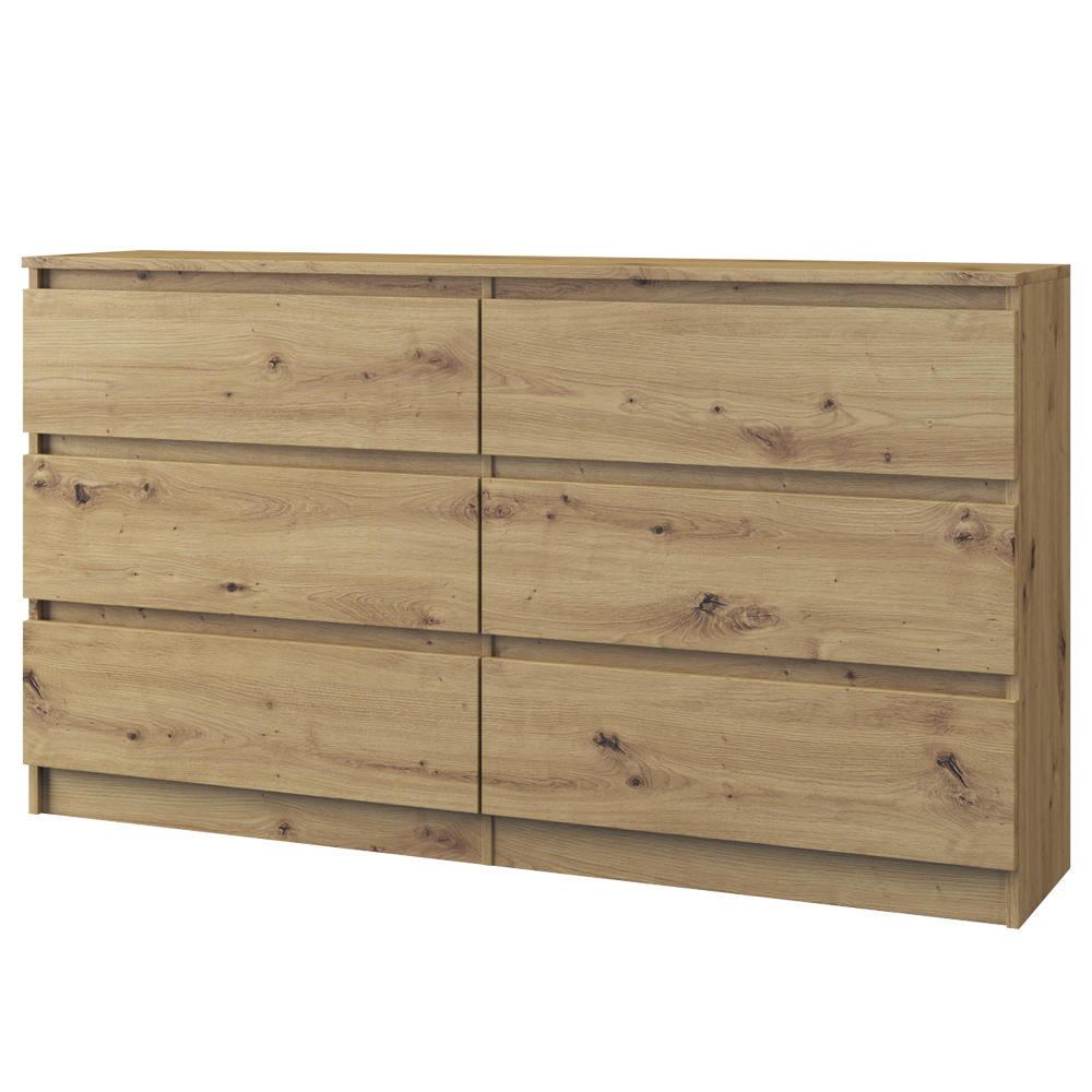 Komoda Climiconia z sześcioma szufladami 138 cm - zdjęcie 1