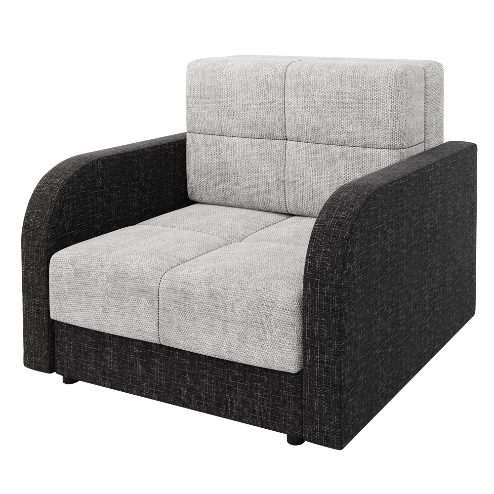 OUTLET - Sofa jednoosobowa Melana z funkcją spania amerykanka granatowa łatwoczyszcząca - zdjęcie 1