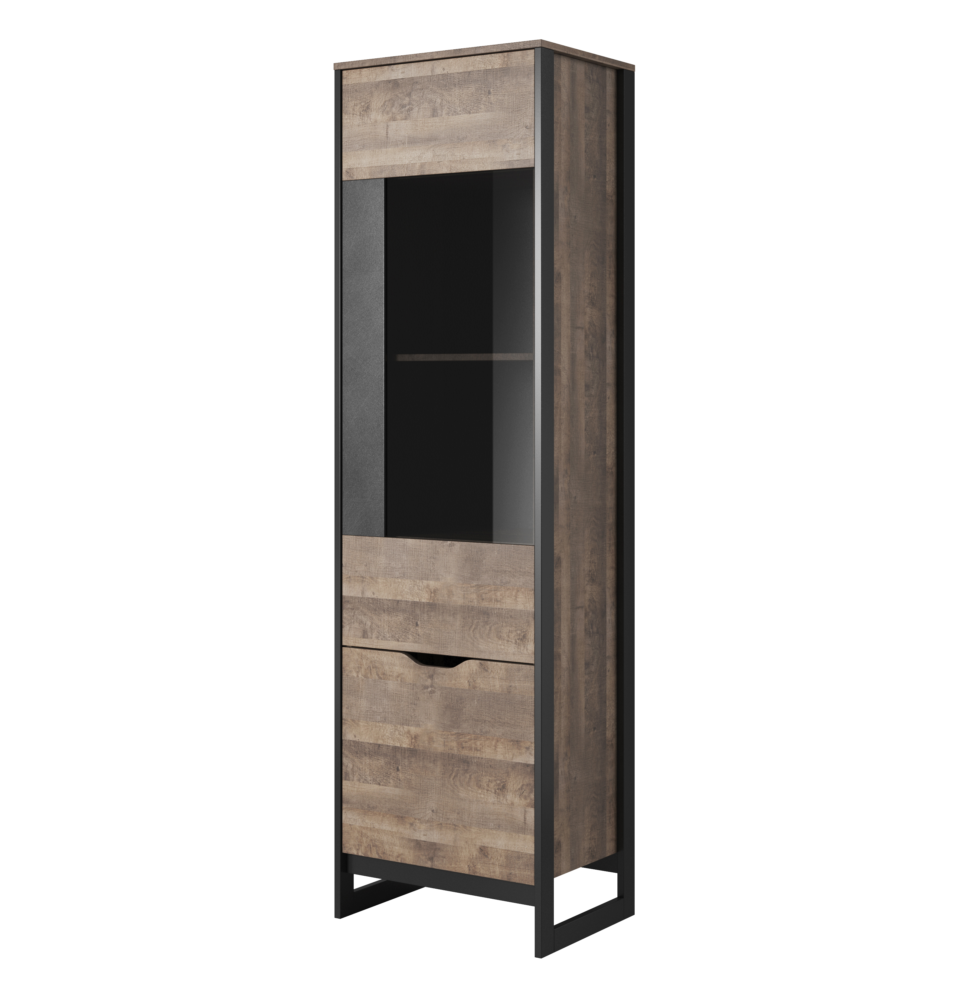 Witryna wysoka Varse 56 cm dąb sand grange / matera - zdjęcie 1