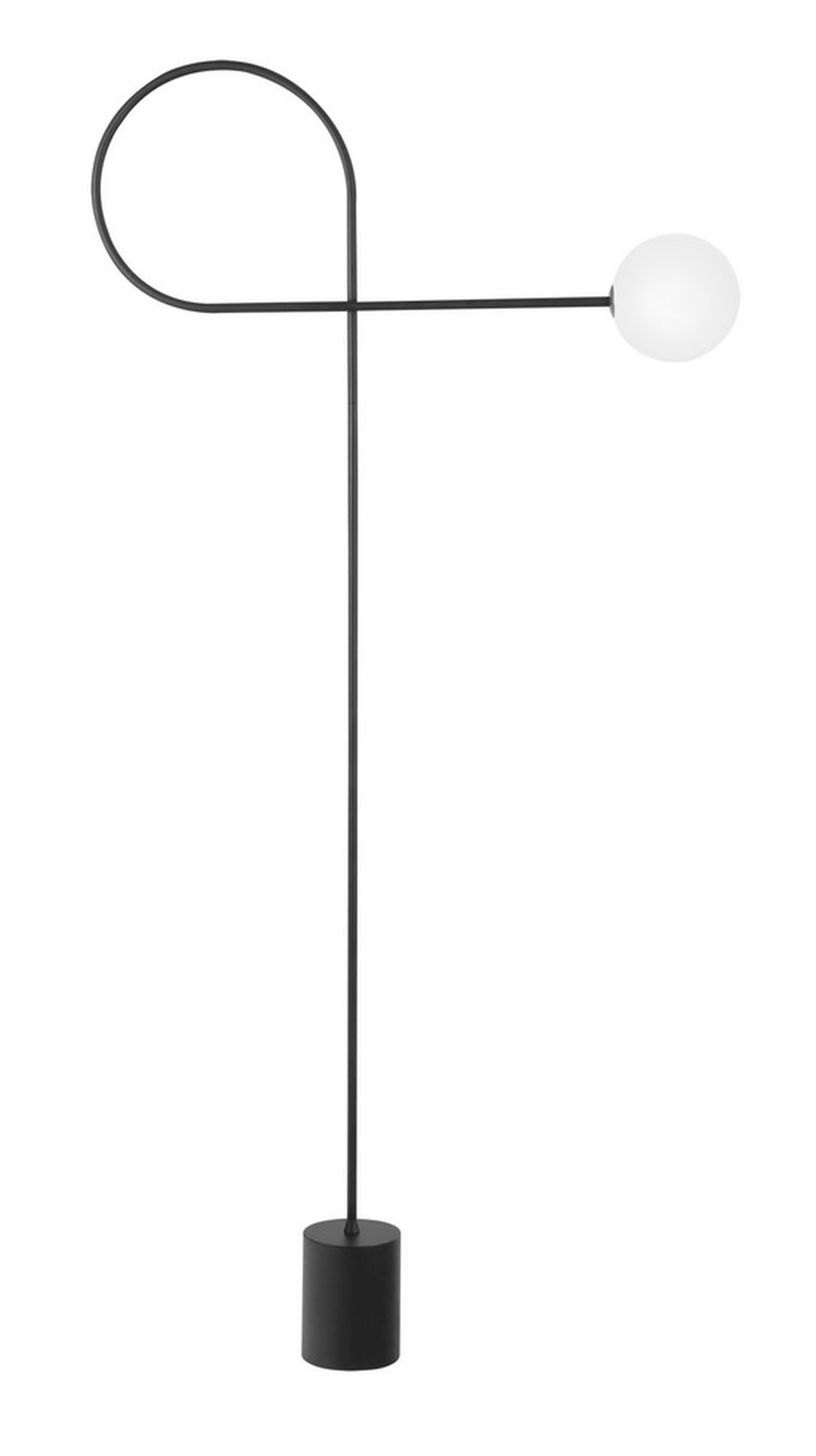 Lampa podłogowa Latuary czarna - zdjęcie 1