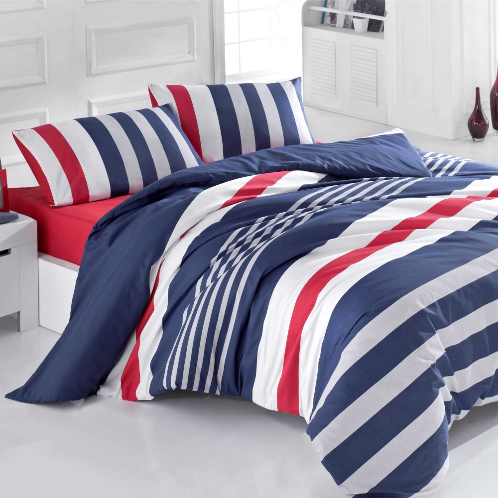 Komplet pościeli England 160x220 cm z poszewką na poduszkę 50x70 cm i z prześcieradłem - zdjęcie 1