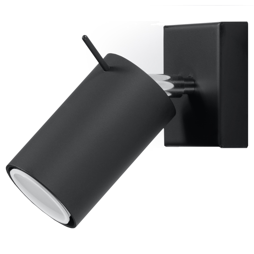 Kinkiet ścienny Gerra spot czarny - zdjęcie 1