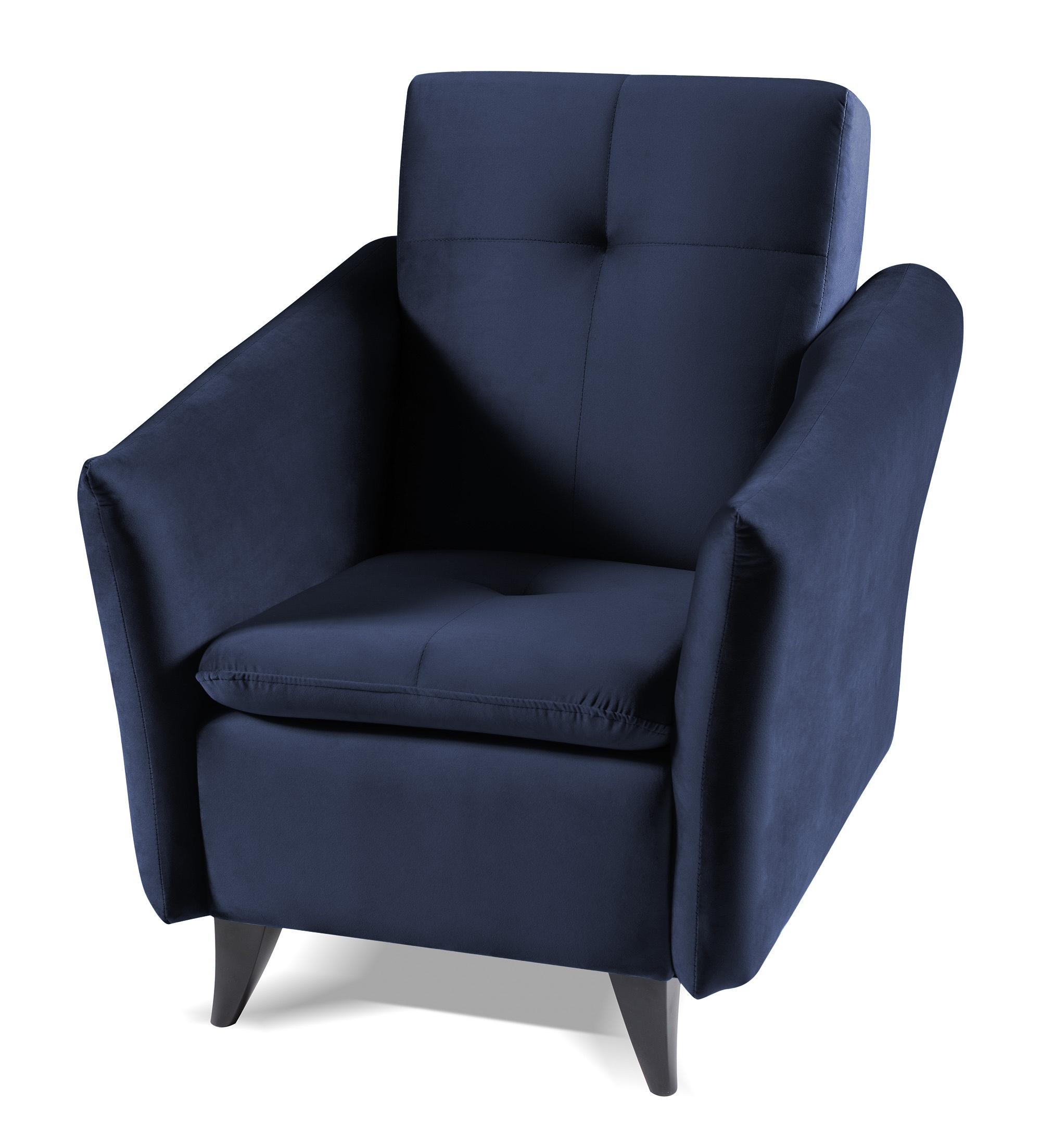 Fotel kubełkowy Haggetorp granatowy - zdjęcie 1