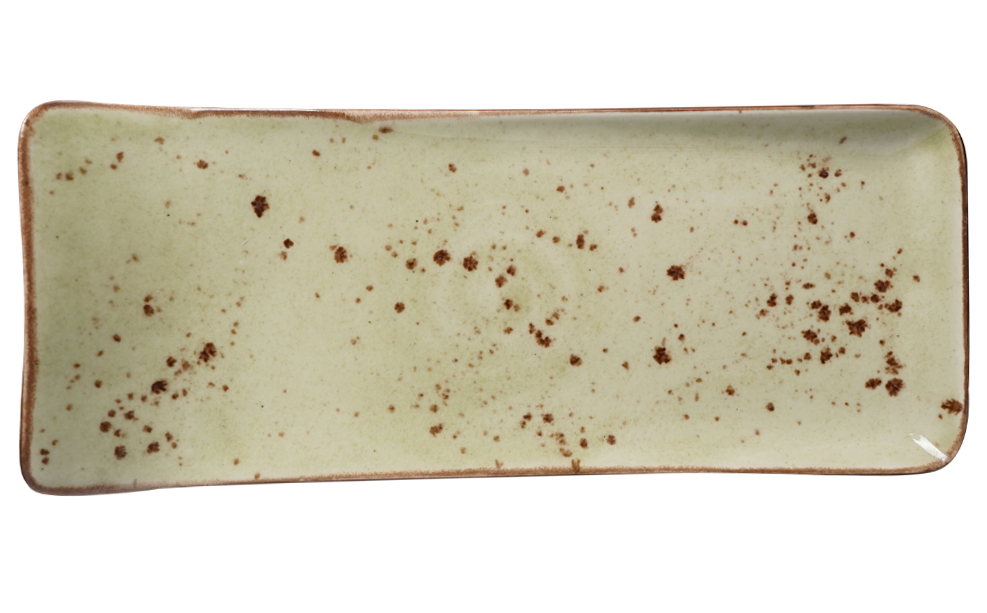 Zestaw sześciu talerzy Finnte do serwowania zielony - zdjęcie 1