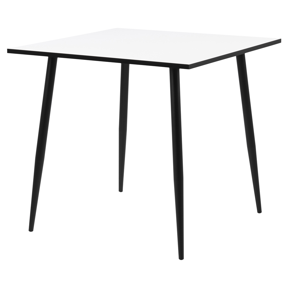 Stół do jadalni kwadratowy Denaser 80x80 cm biały - zdjęcie 1