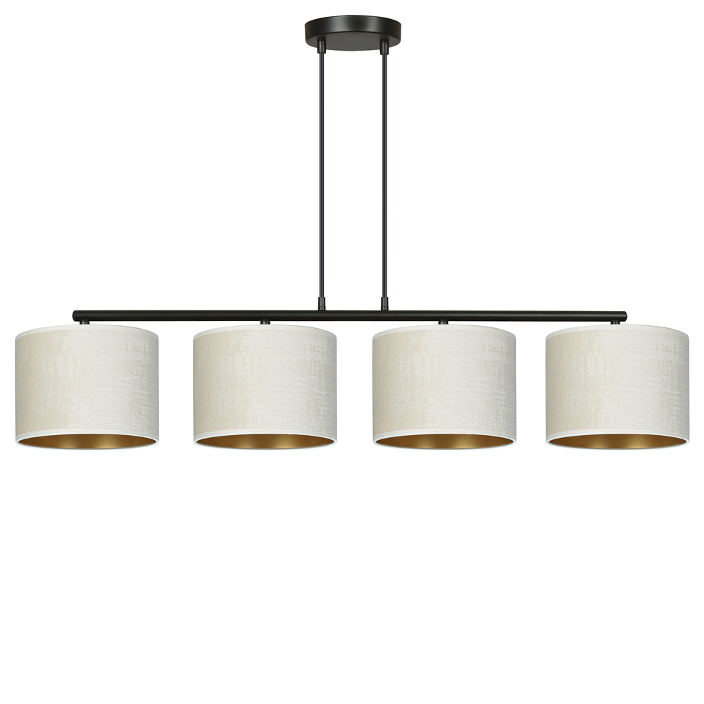 Lampa wisząca Hellid x4 97 cm biała - zdjęcie 1