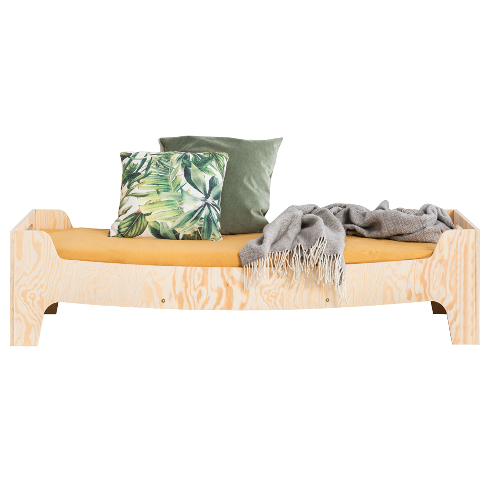 Łóżko drewniane dla dziecka Kyori na nóżkach 80x200 cm - zdjęcie 1
