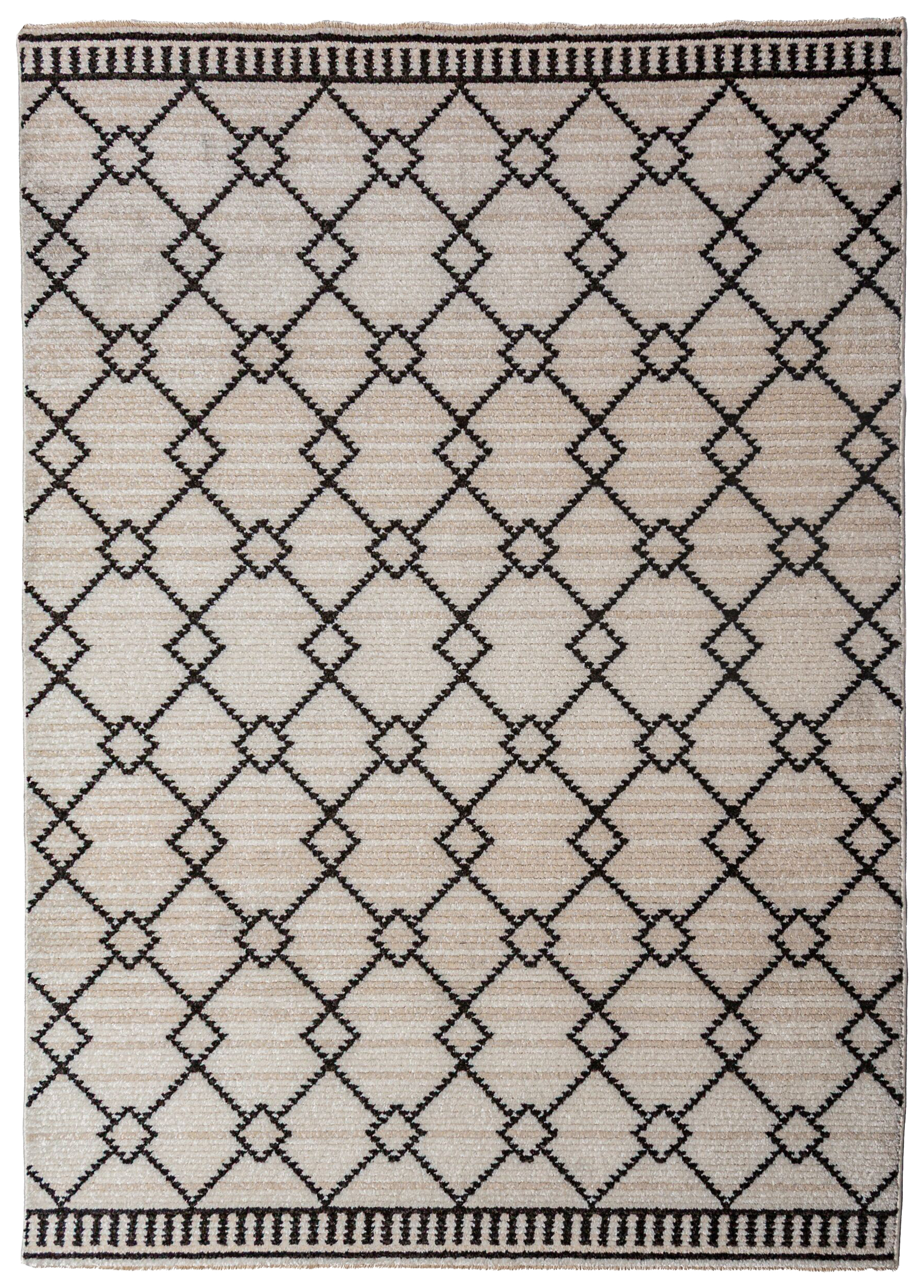 Dywan Allia Diamond 200x300 cm biało-czarny - zdjęcie 1