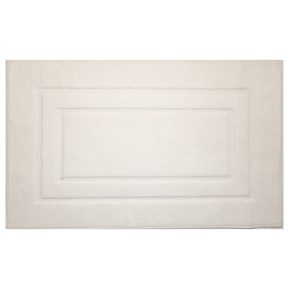 Dywanik do łazienki Kaus w stylu klasycznym kremowy - zdjęcie 1