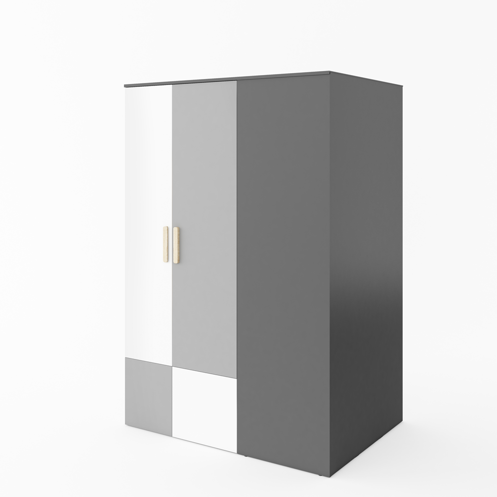 Szafa narożna Pok 130 cm z oświetleniem lewa - zdjęcie 1