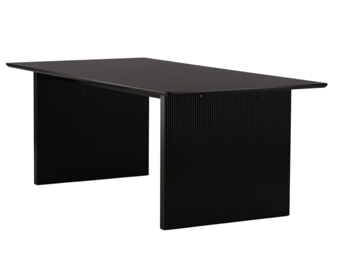 Stół do jadalni Garick 200x100 cm dąb czarny - zdjęcie 1