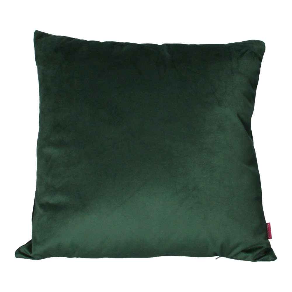 Poduszka welurowa Viletto zielona - zdjęcie 1