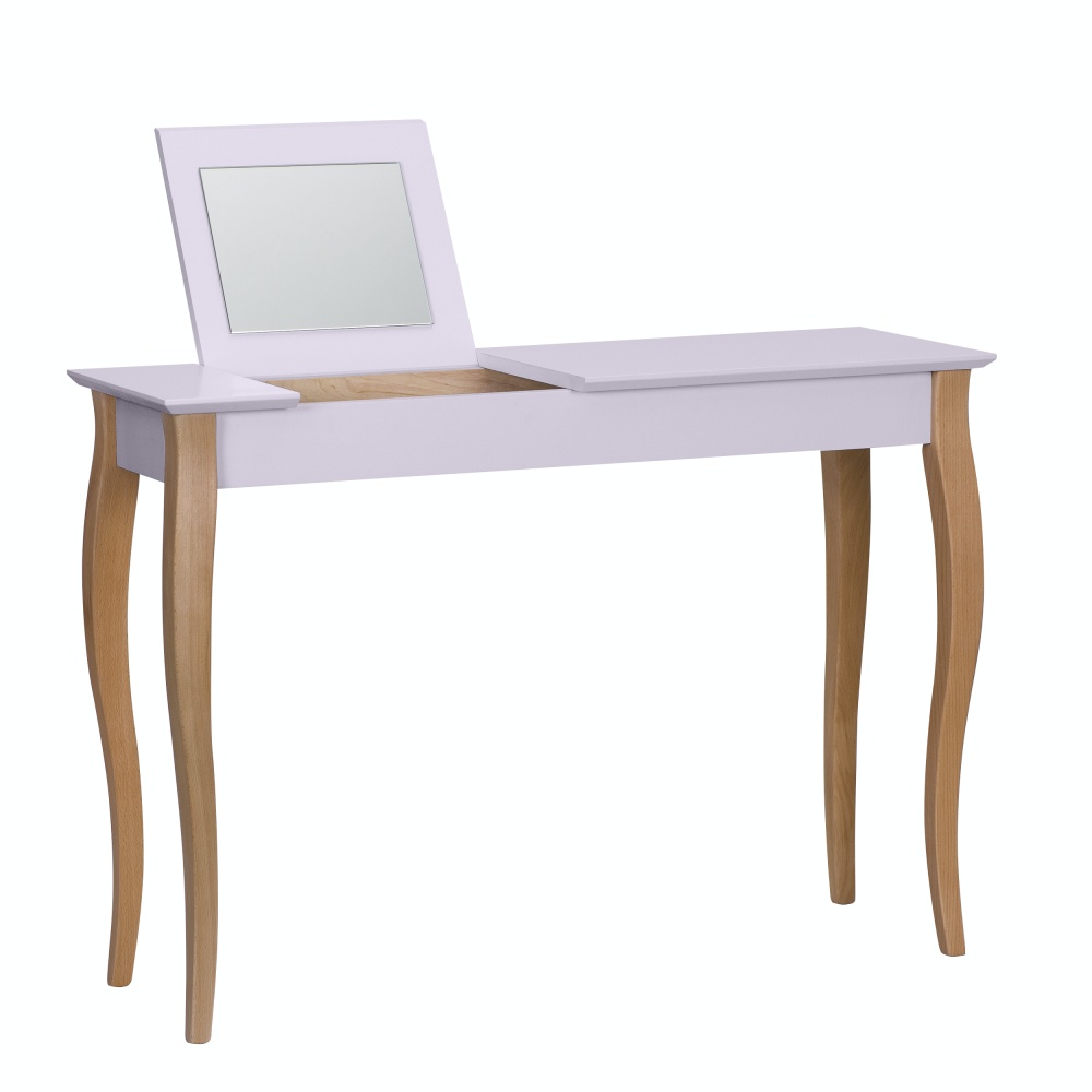 Konsola Lillo 105x35 cm z lusterkiem Różowy - zdjęcie 9