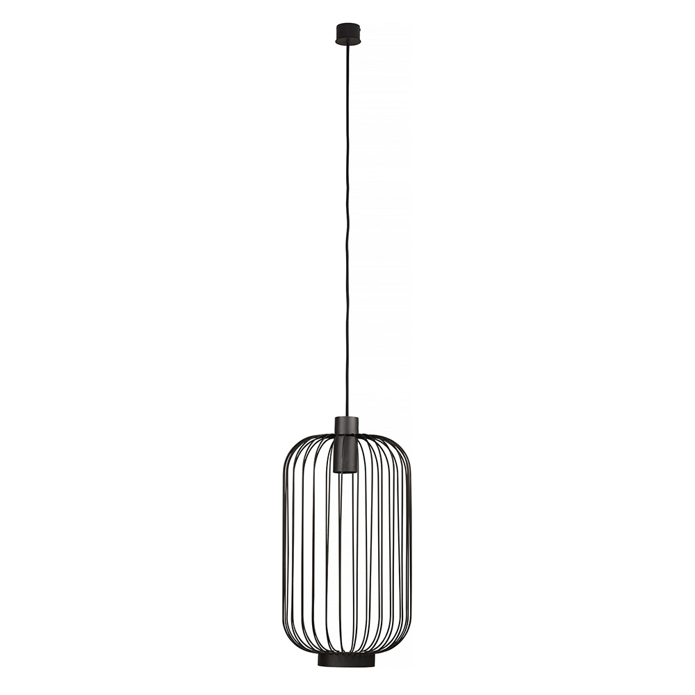 Lampa wisząca Cage czarna 6844 - zdjęcie 1