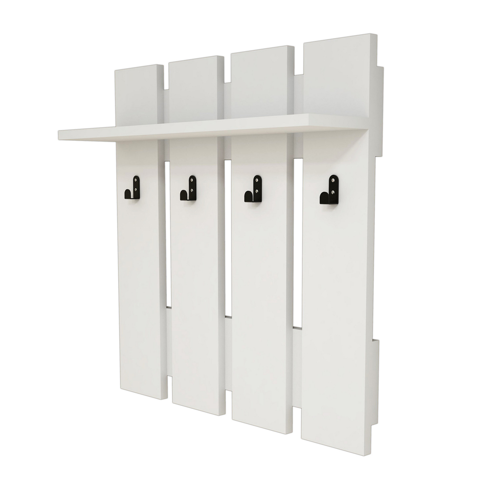 Wieszak ścienny Siontive biały - zdjęcie 1